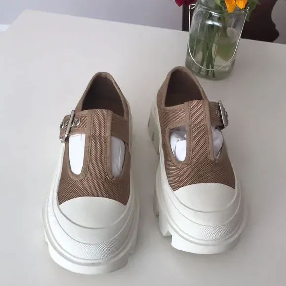 Free People Jeffrey Campbell Marley Mary Jane Platforms size 7.5 - Picture 4 of 13